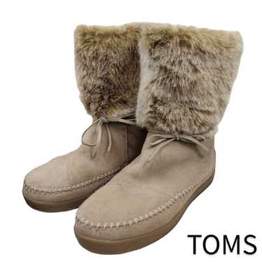 Toms Women's Nepal Oxford Tan Suede Boots Size: 5.