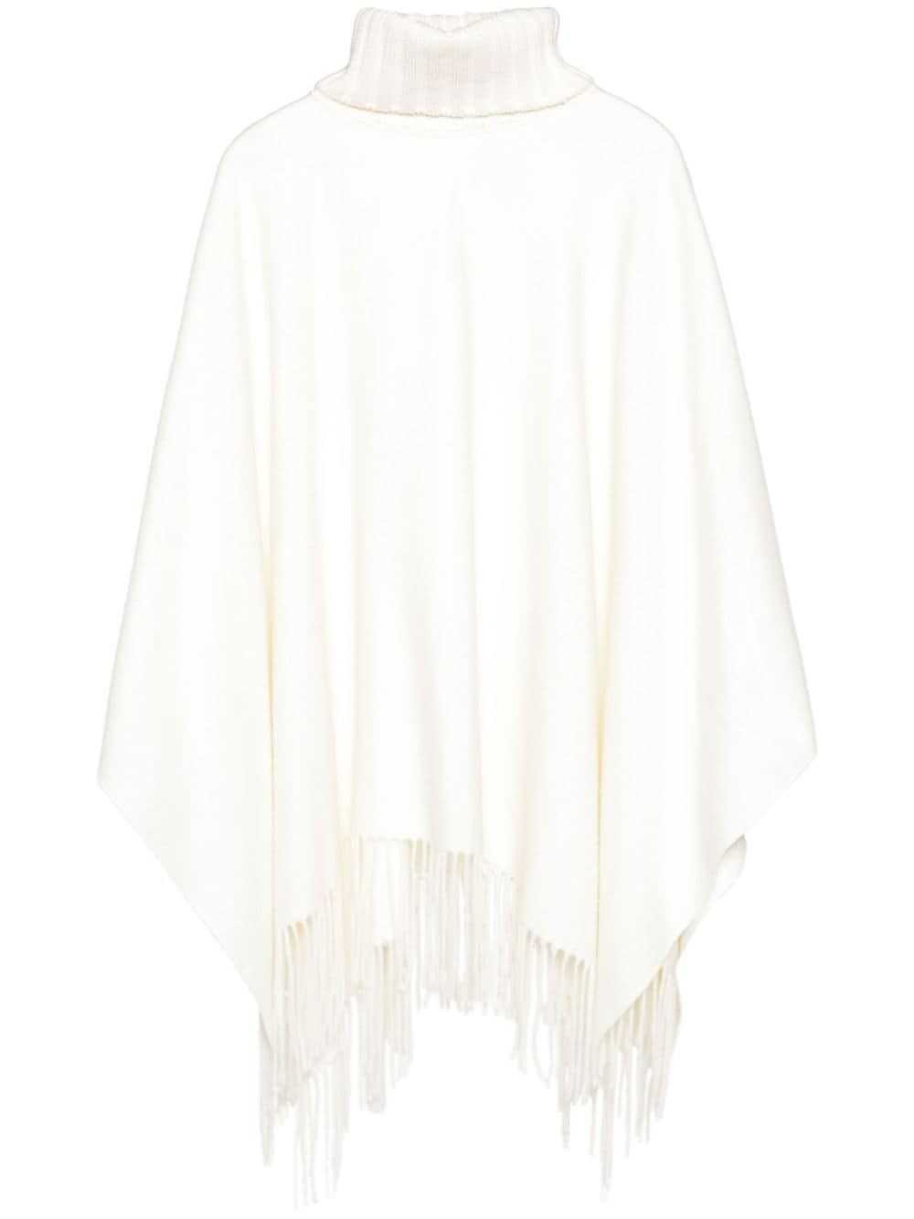 Fabiana Filippi WOOL AND SILK BLEND CAPE - image 1