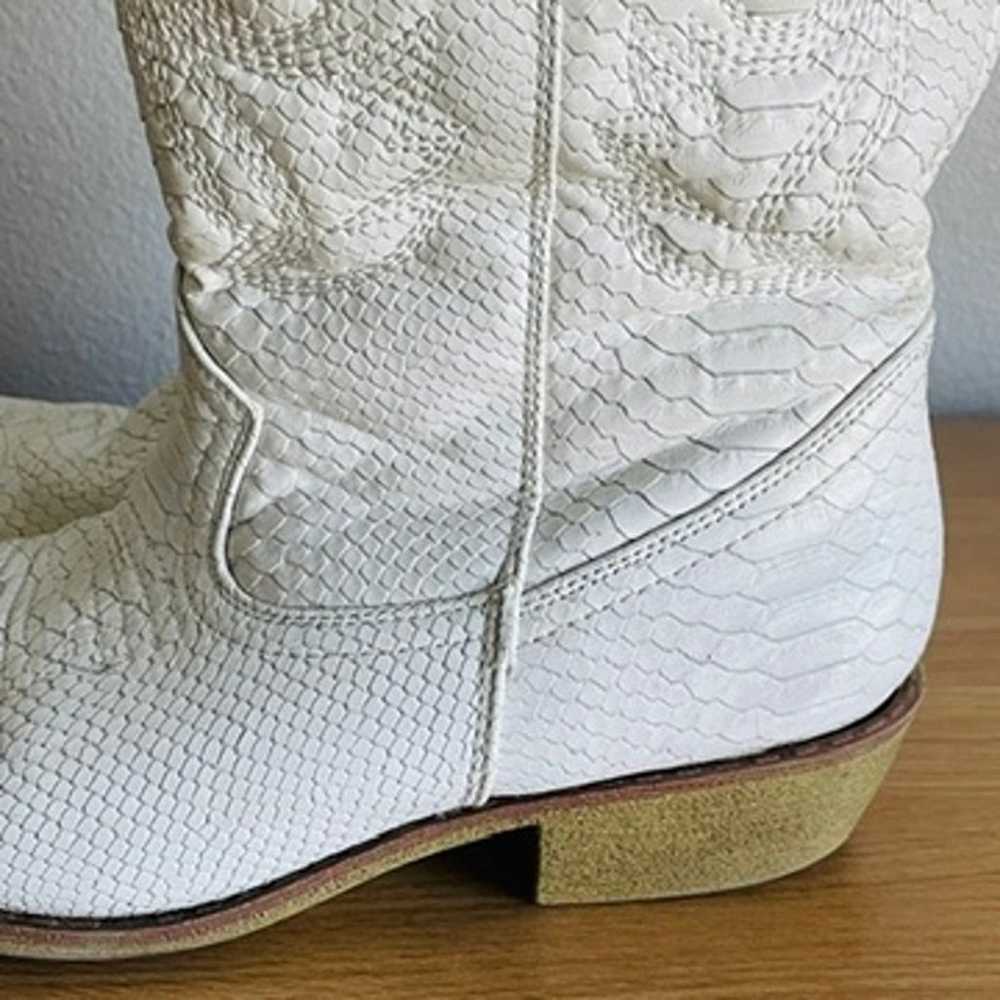 Coconuts by Matisse White Cowboy Boots - image 4