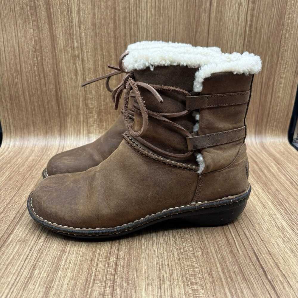 UGG Australia Women's Caspia Brown Leather Shearl… - image 3