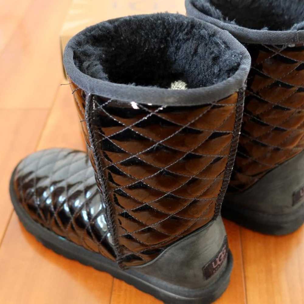 ★Sparkling and Cute★ UGG Quilted Patent Boots Siz… - image 2