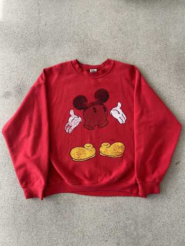 Disney × Junk Food 1990s Red Junk Food Mickey Mous