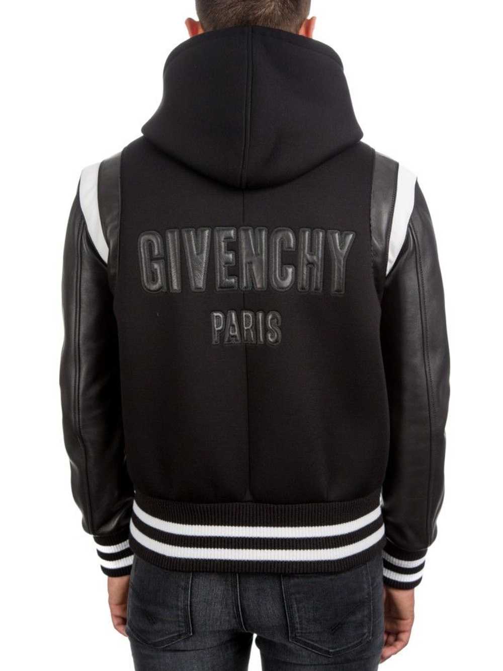 Givenchy Givenchy Teddy Varsity Bomber Jacket lea… - image 7