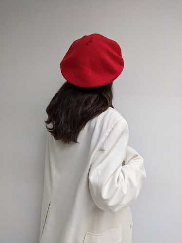 Vintage Cherry Wool Beret - image 1