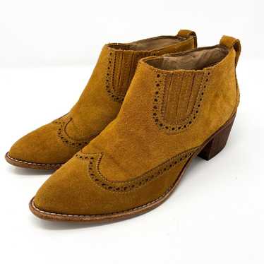 Madewell The Grayson Brogue Western Chelsea Boot