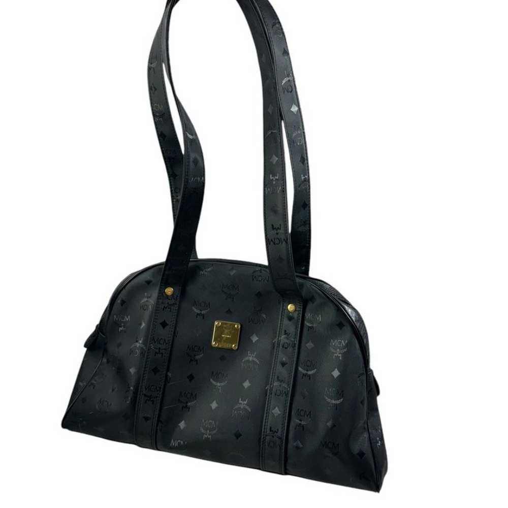 MCM(Vintage Beauty)Visetos Dome Zip black - image 3