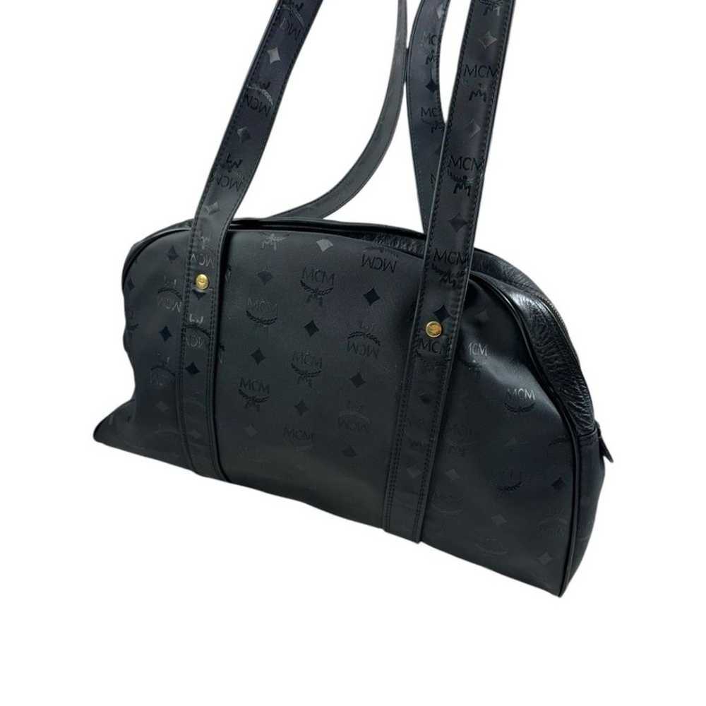 MCM(Vintage Beauty)Visetos Dome Zip black - image 8