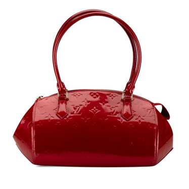 Red Louis Vuitton Monogram Vernis Sherwood PM Shou