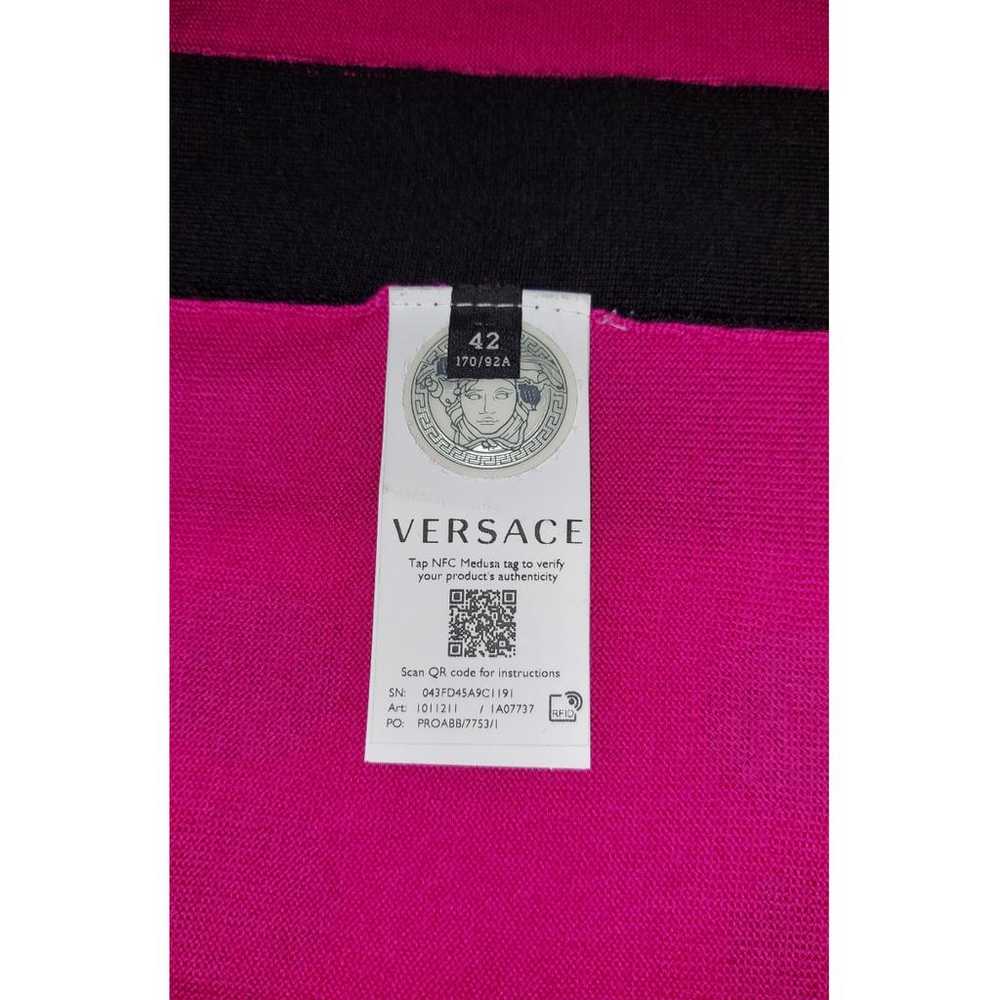 Versace Wool mini dress - image 2