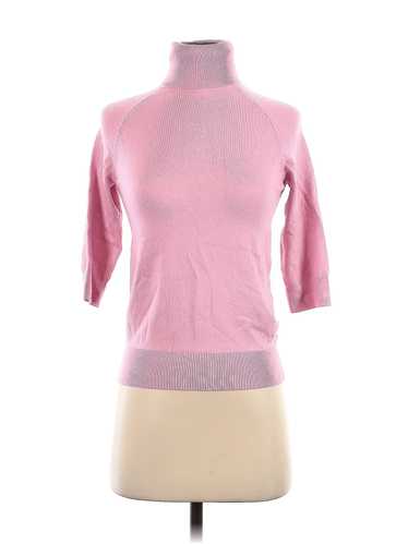 Zara Women Pink Short Sleeve Turtleneck S