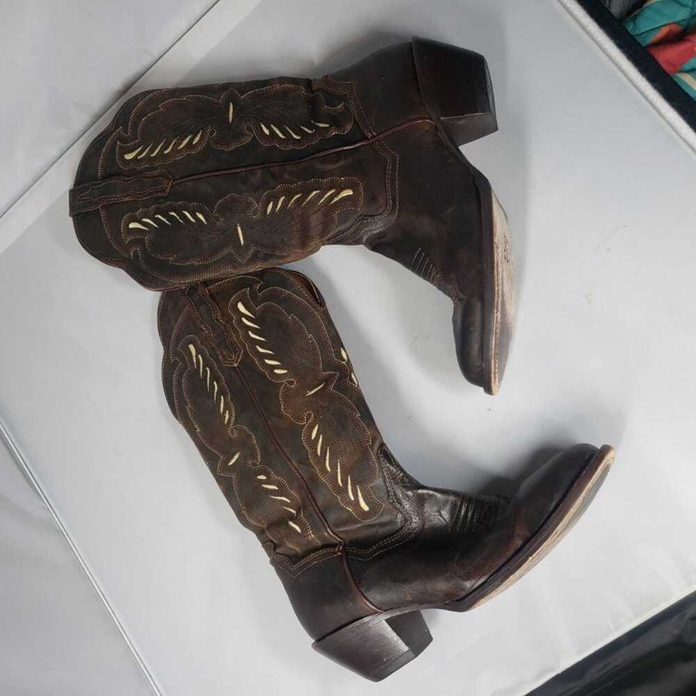 Dan Post  Tillie Western Boots Round Toe W7.5 - image 2