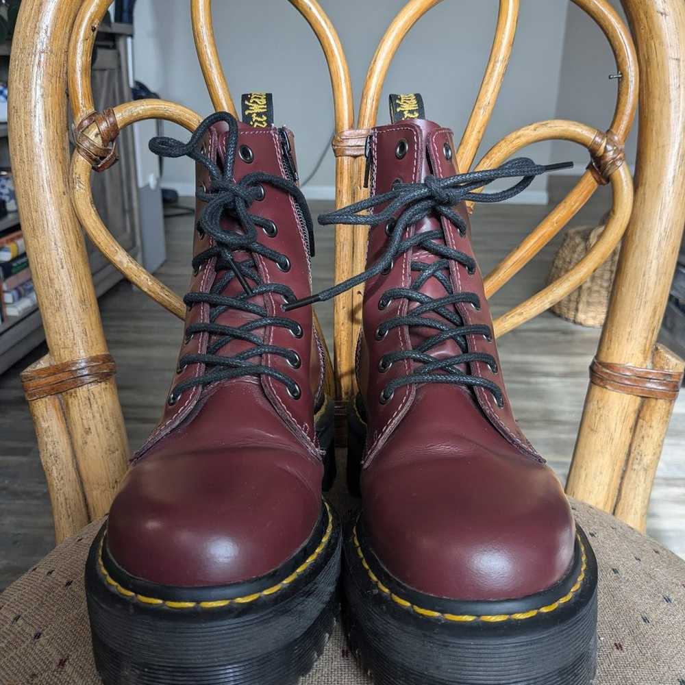 Dr. Martens Jadon Boots Smooth Leather Platforms - image 2