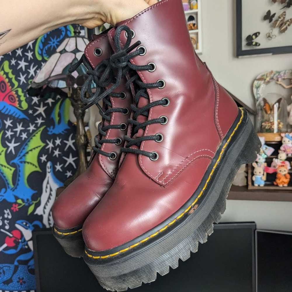 Dr. Martens Jadon Boots Smooth Leather Platforms - image 8