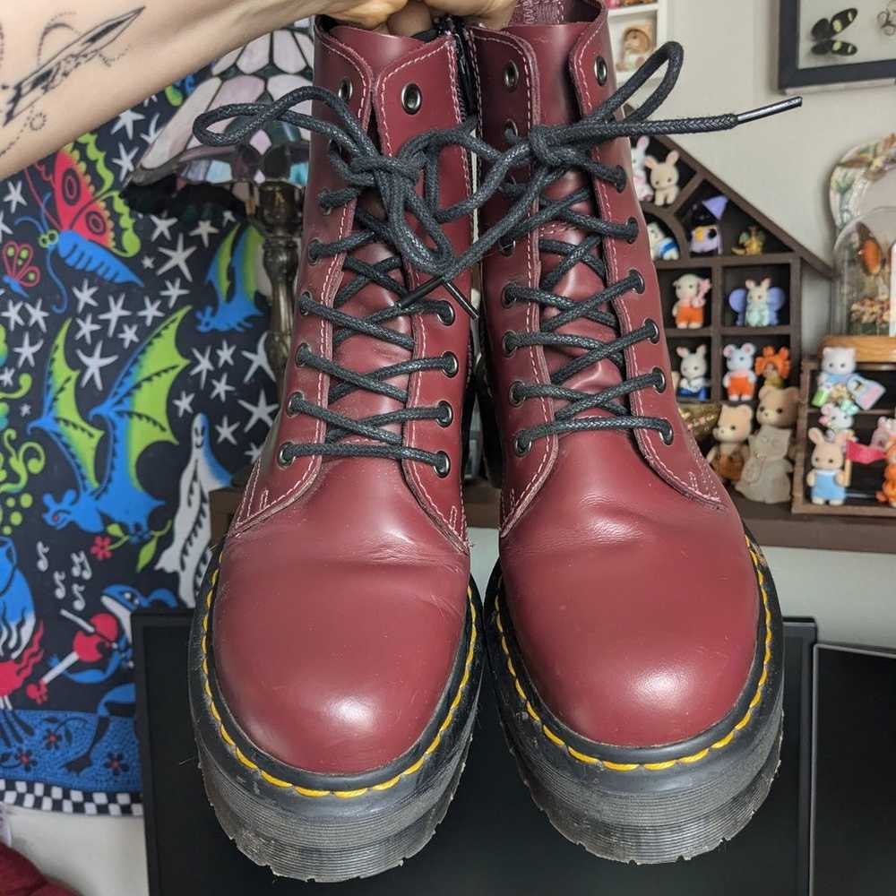 Dr. Martens Jadon Boots Smooth Leather Platforms - image 9