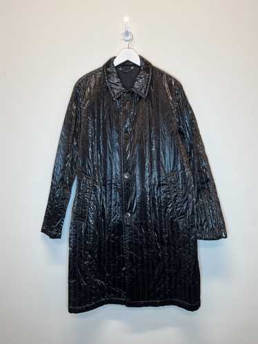 Dries Van Noten Crinkled Vinyl Coat