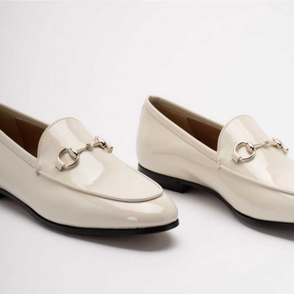 Gucci Jordaan leather flats - image 2