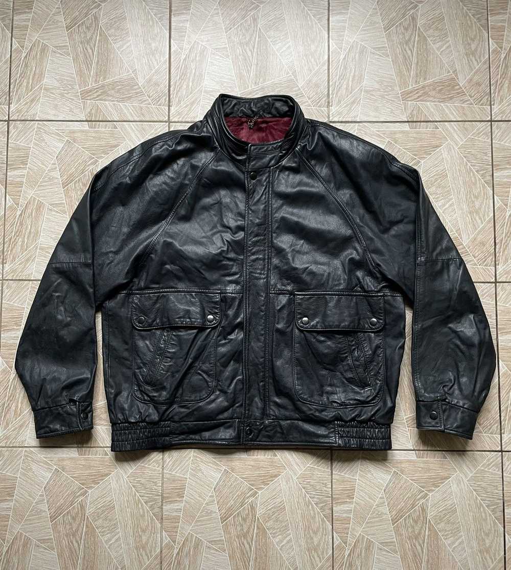 Japanese Brand × Leather Jacket × Vintage Vintage… - image 1