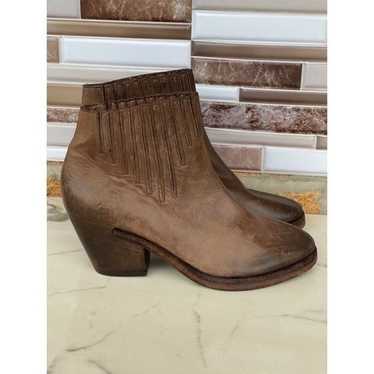 Del Carlo leather ankle boots 38.1/2 - image 1