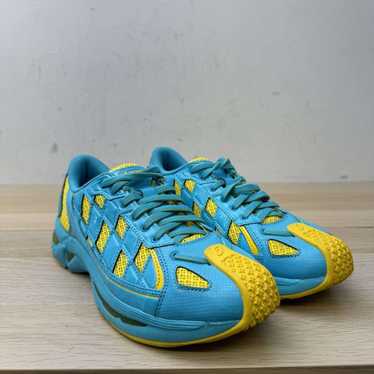 Kiko asics blue yellow best sale