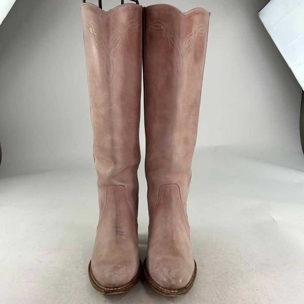 VTG Frye Dusty Blush Pink Women's Tall Boot US 8 … - image 2