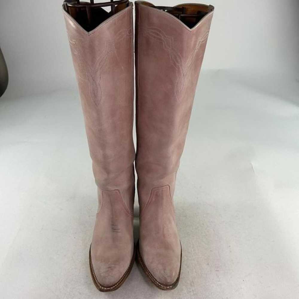 VTG Frye Dusty Blush Pink Women's Tall Boot US 8 … - image 3