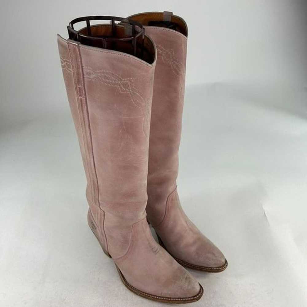 VTG Frye Dusty Blush Pink Women's Tall Boot US 8 … - image 4