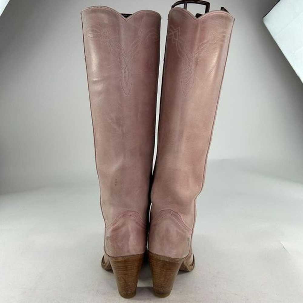 VTG Frye Dusty Blush Pink Women's Tall Boot US 8 … - image 5