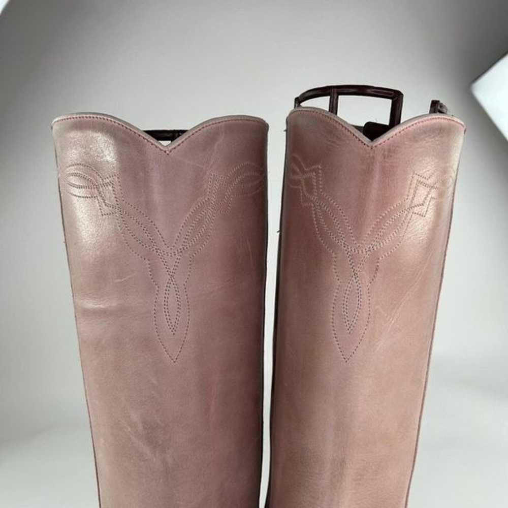 VTG Frye Dusty Blush Pink Women's Tall Boot US 8 … - image 7