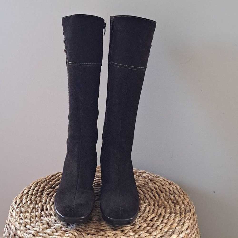 La Canadienne Womens Galaxy Brown Suede Tall 2.75… - image 3