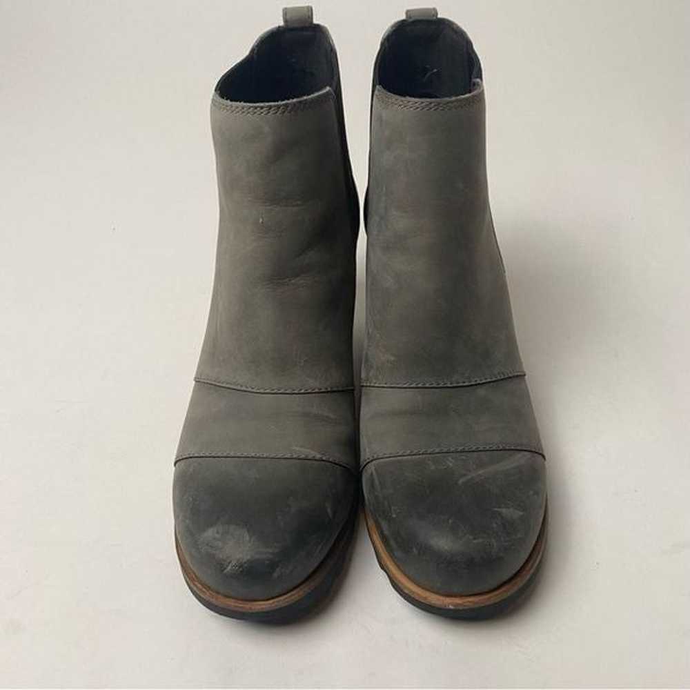 Sorel Lea Wedge Chelsea Ankle Boots Grey Quarry L… - image 2