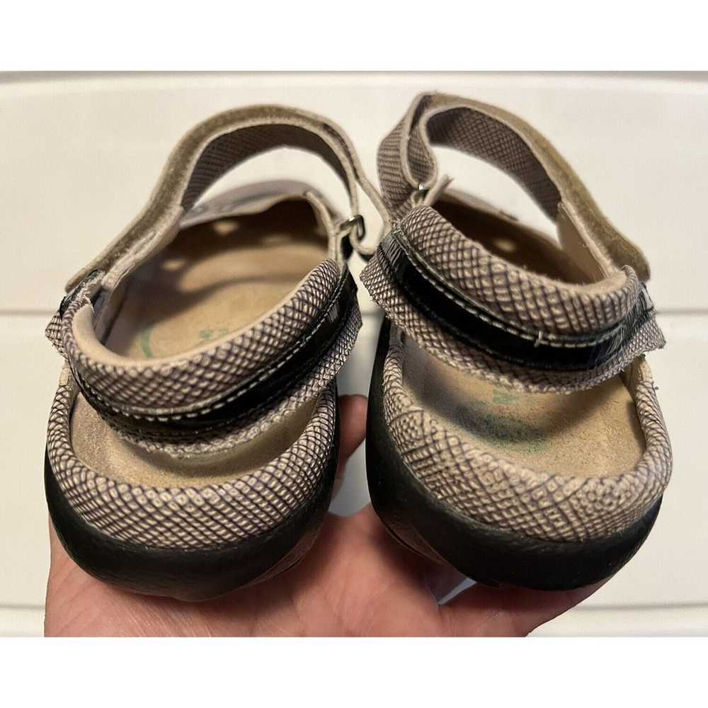 Naot Rongo Slingback Mary Jane Flats Gray Black W… - image 7