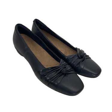 NEW Clarks Candra Gleam Flats Size 11 M Blue Squa… - image 1