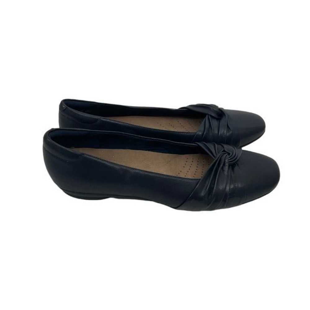 NEW Clarks Candra Gleam Flats Size 11 M Blue Squa… - image 2