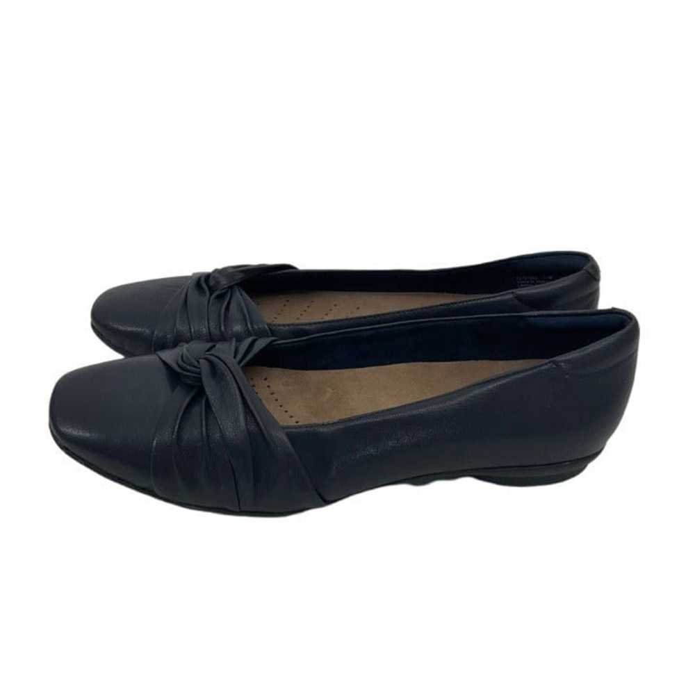 NEW Clarks Candra Gleam Flats Size 11 M Blue Squa… - image 4