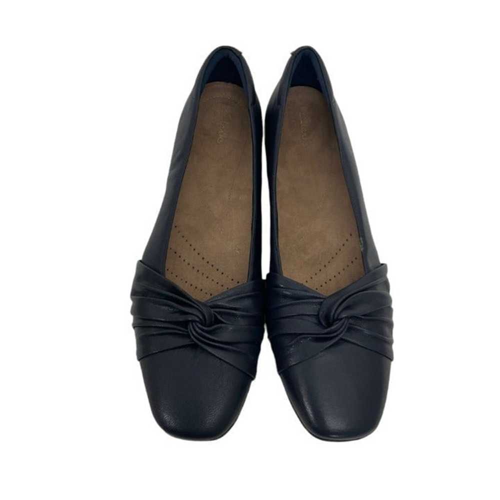 NEW Clarks Candra Gleam Flats Size 11 M Blue Squa… - image 6