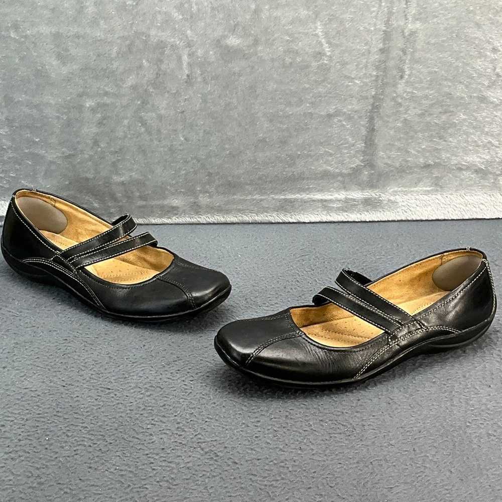 Naturalizer Black Leather Mary Jane Comfort Slip … - image 2