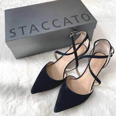 Excellent condition ✨ STACCATO suede black pumps 5