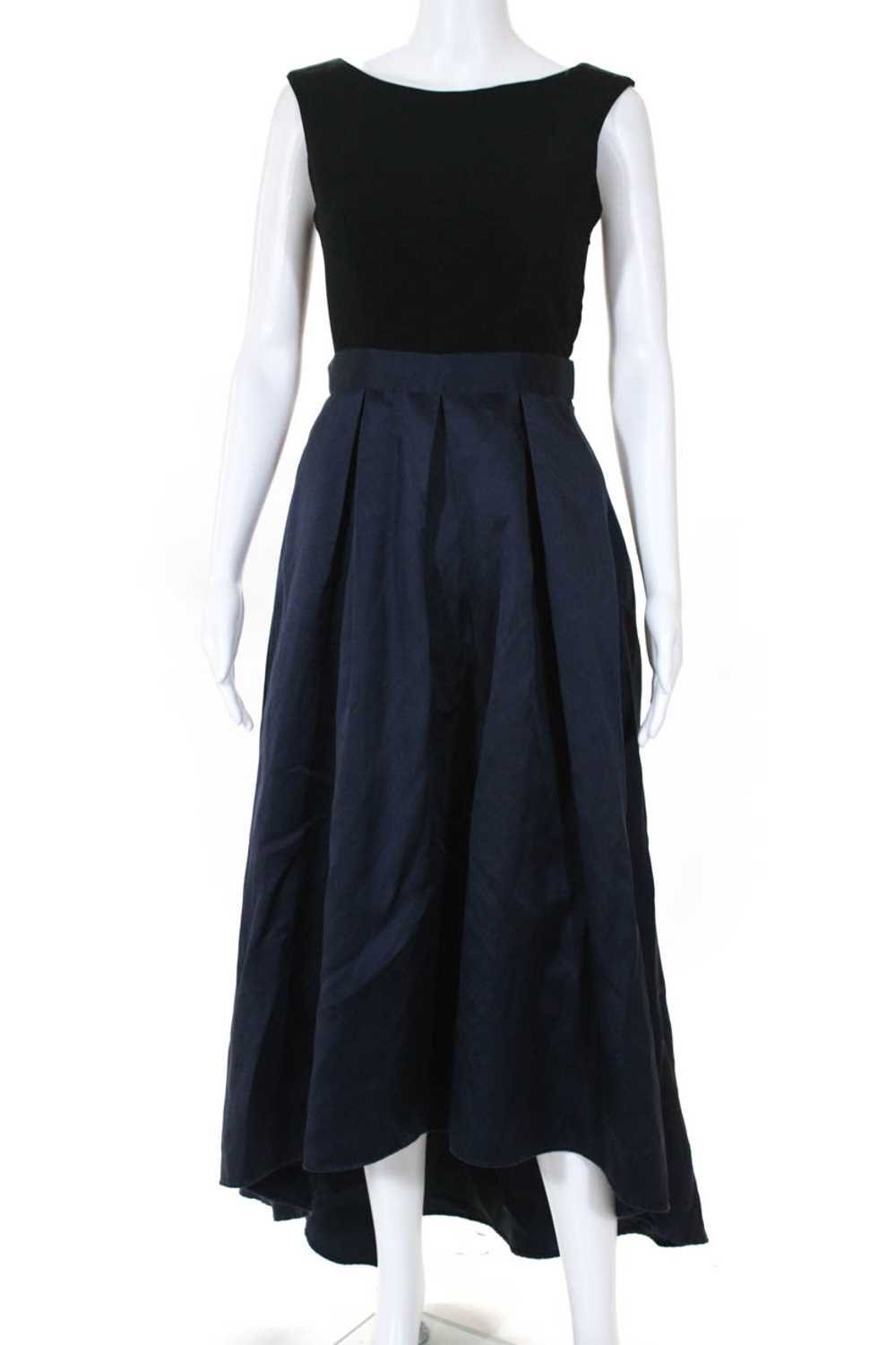 Hutch Womens Colorblock High Low Dress Blue Size … - image 1