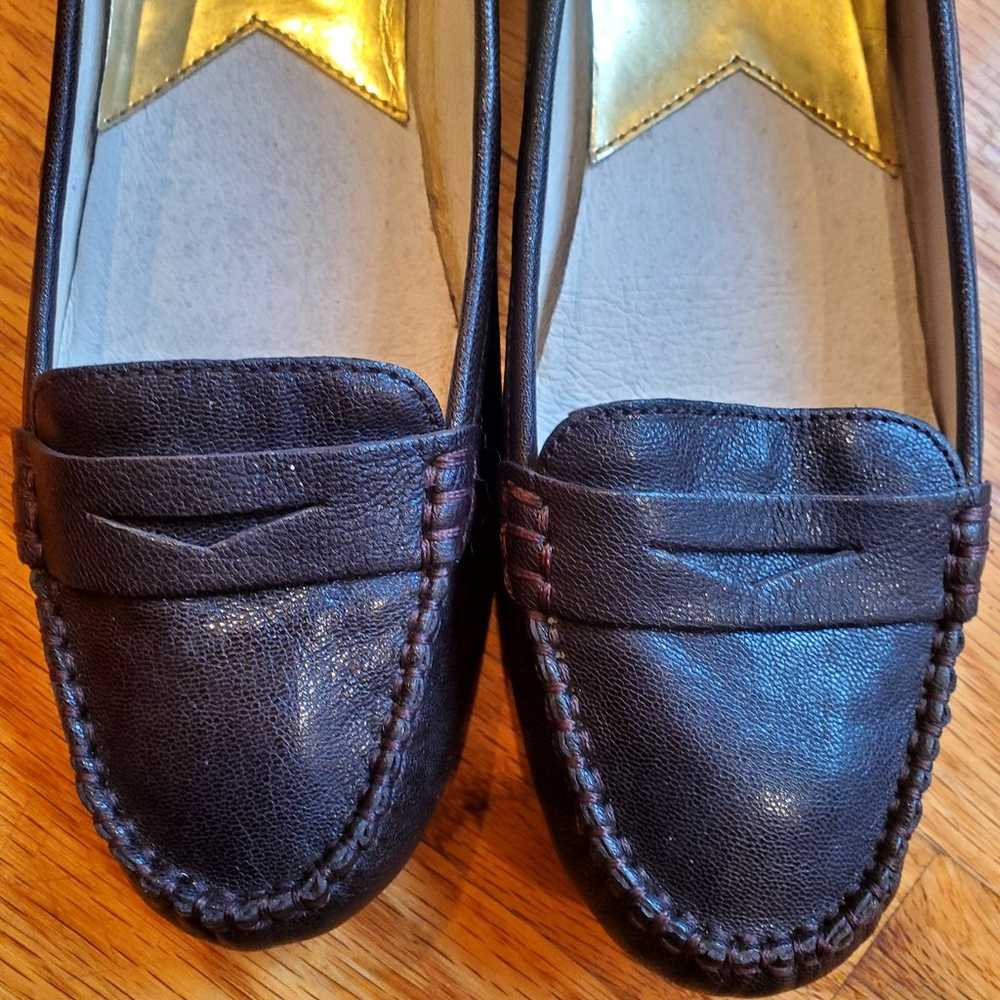 Michael Kors Brown Leather Womens Loafers Shoes S… - image 2