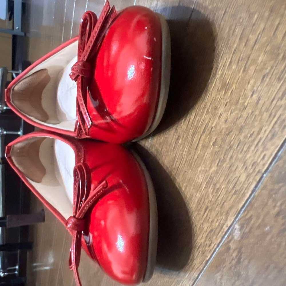 Beautiful item ☆ Ginza Kanematsu Red Enamel Pumps… - image 4