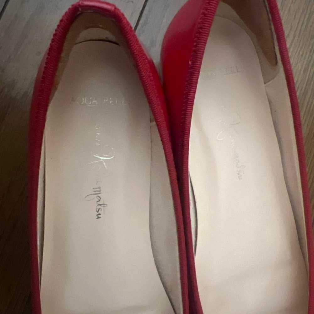 Beautiful item ☆ Ginza Kanematsu Red Enamel Pumps… - image 5