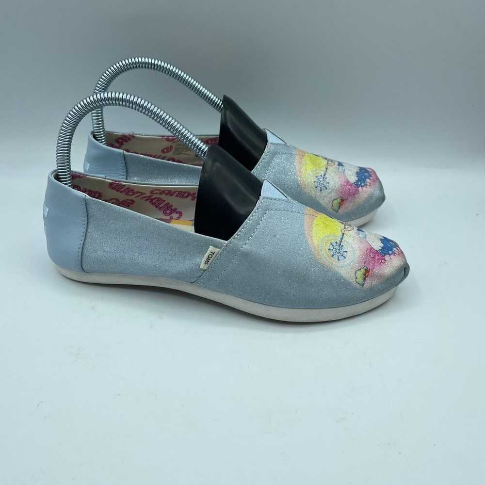 Toms Candy Land Slip On Shoes Flats Glitter Frost… - image 4