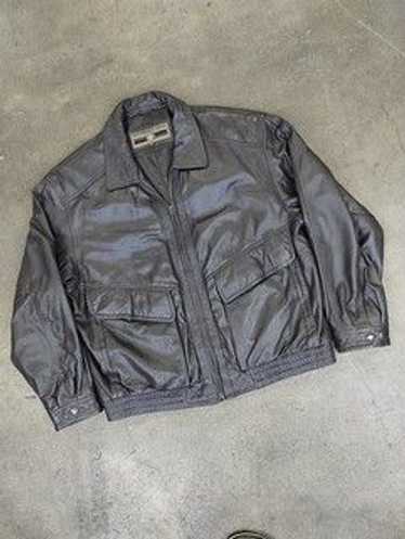 Leather Jacket × Streetwear × Vintage Vintage 90s… - image 1