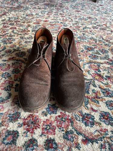 Alden Reverse Chamois Tobacco Brown Chukka Boot