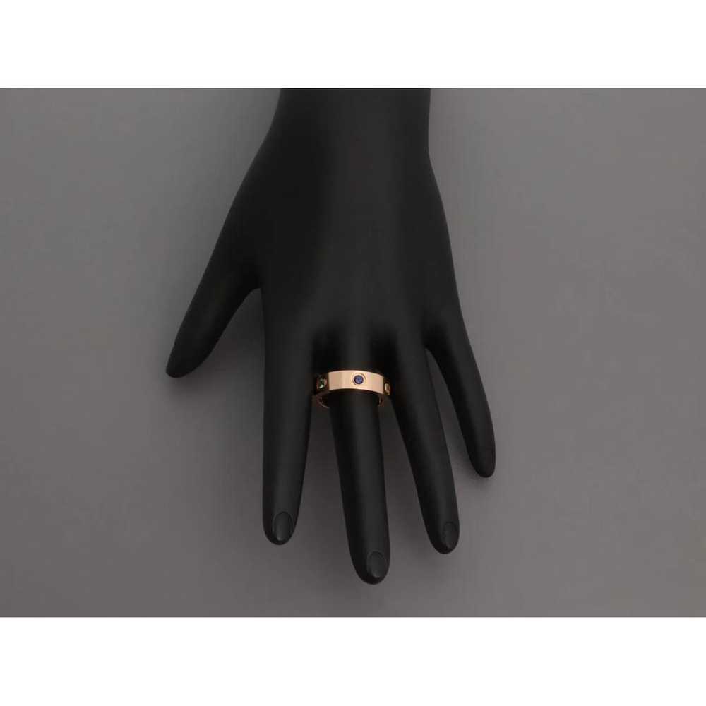 Cartier Love pink gold ring - image 6