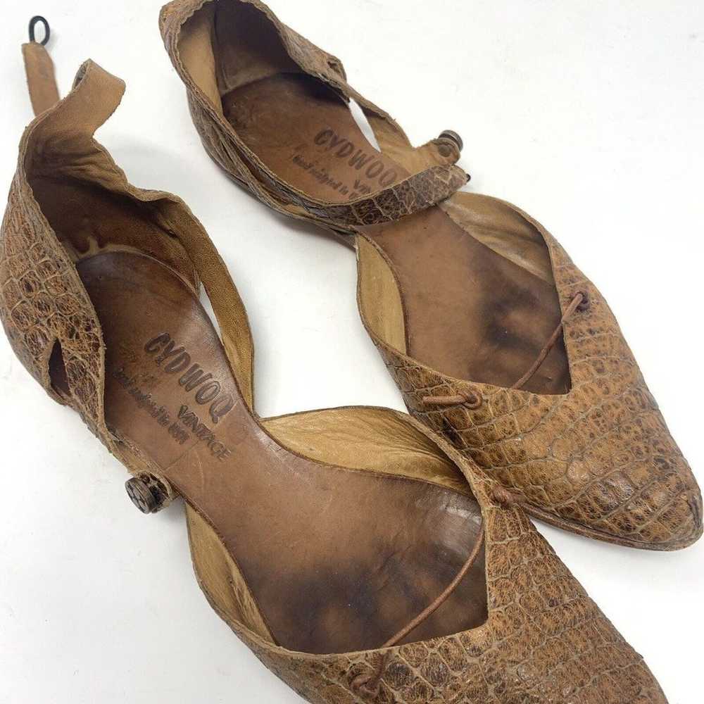 Cydwoq leather Mary Jane Sandals Flats - image 11