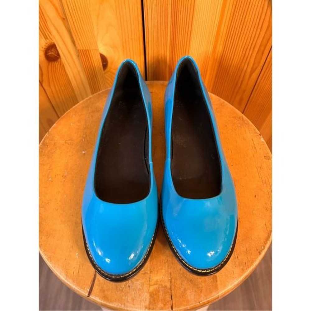 Dr Martens Blue Marie Patent Leather Flats Womens… - image 2