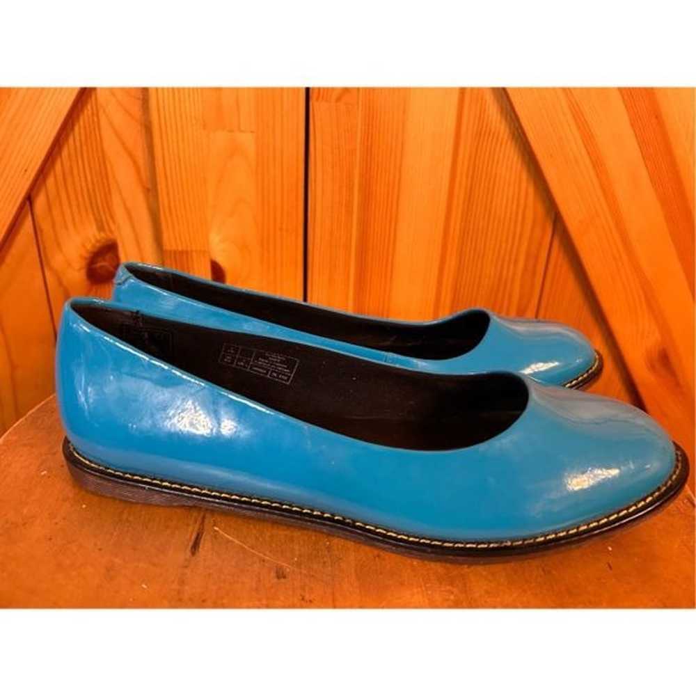 Dr Martens Blue Marie Patent Leather Flats Womens… - image 3