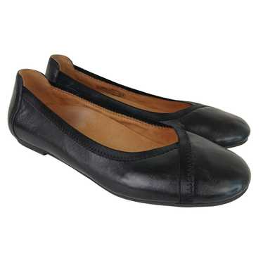 Vionic SZ 8.5 Caroll Ballet Flat Black Leather