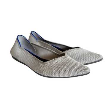 Rothy’s Flax Birdseye Light Grey Pointed Flats Wo… - image 1